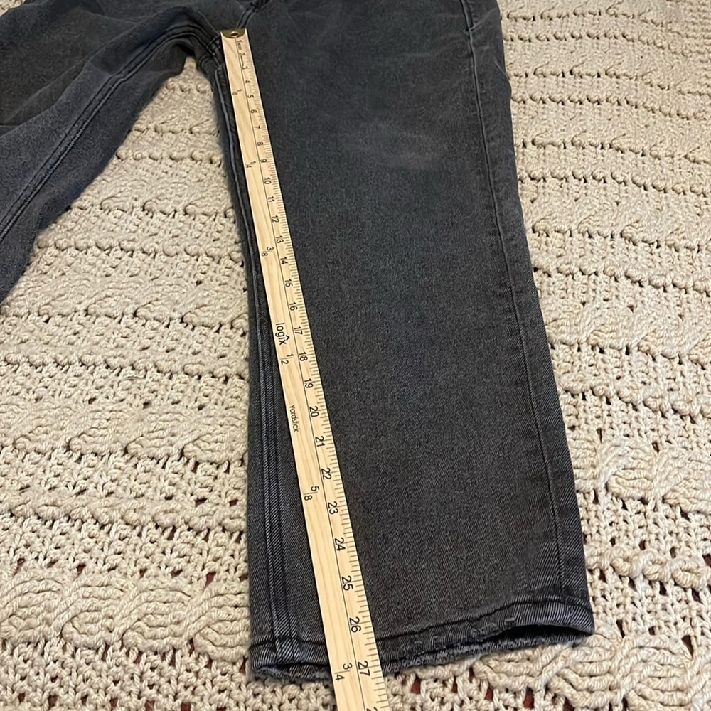 Dear John Blair women 32 (14) straight high rise black light‎ wash jeans viscose